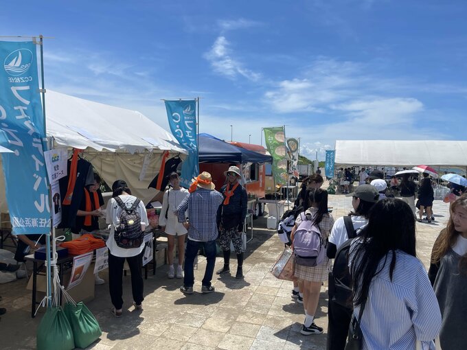 ビーチで地域交流！ 復興支援ブースも！Ｃ.Ｃ.Ｚ.フェスティバル2024 石川・白山市　|　石川県のニュース｜MRO北陸放送