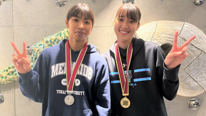女子は筑波大が4年ぶり9度目のＶ 佐藤淑乃が宮部愛芽世との日本代表対決を制す【バレー全日本インカレ】|TBS NEWS DIG