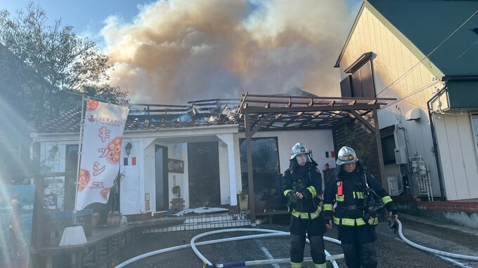 千葉・木更津の飲食店兼住宅で火事　けが人なし|TBS NEWS DIG