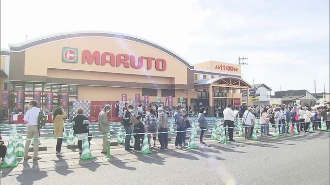 深夜1時半から並んだ人も…いわき市のスーパーで備蓄米の販売開始　600袋分の整理券は30分間で配付終了　福島|TBS NEWS DIG