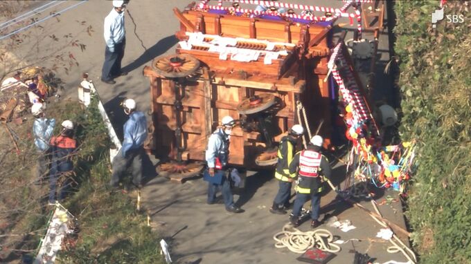 「ハンドルを切ったまんま左の方へ、慌てて右の方へ」方向転換でバランス崩れ2～3秒で山車横転か　引き手が感じた“異変”「涙、出ちまうよ…」悔やむ住民|TBS NEWS DIG