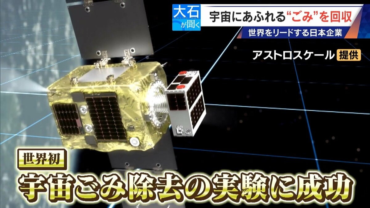 廃棄された人工衛星やロケットの残骸… 宇宙にあふれる“ごみ”が深刻化