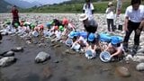 ウナギの資源保護に理解を深めて　日向市の耳川で子どもたちがウナギの放流体験　|　MRTニュース ｜ ＭＲＴ宮崎放送