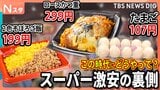 卵1パック107円、豚こま100g92円の激安セールを調査！さらにリピーター続出の“199円弁当”！この時代にどうやって？「激安の裏側」【それスタ】|TBS NEWS DIG