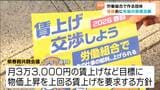 春闘前に労働組合団体が訴え「月3万3000円の賃上げ」「最低賃金一律1500円以上」物価上昇を上回る賃上げを要求　仙台|TBS NEWS DIG