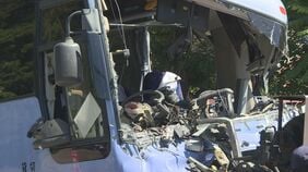【続報】バスとダンプが衝突、バスの男性運転手が死亡　柳津町の国道252号　福島|TBS NEWS DIG