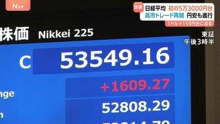 日経平均株価終値 1609円値上がり 初の5万3000円台　高市総理の衆議院解散観測で| TBS CROSS DIG with Bloomberg