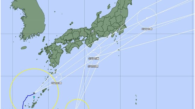 【台風情報】今どこ？ ダブル台風はあす関東直撃の可能性...台風7号、8号の進路予想　日本列島への影響はどうなる？ 今後の全国の天気を画像で　気象庁|TBS NEWS DIG