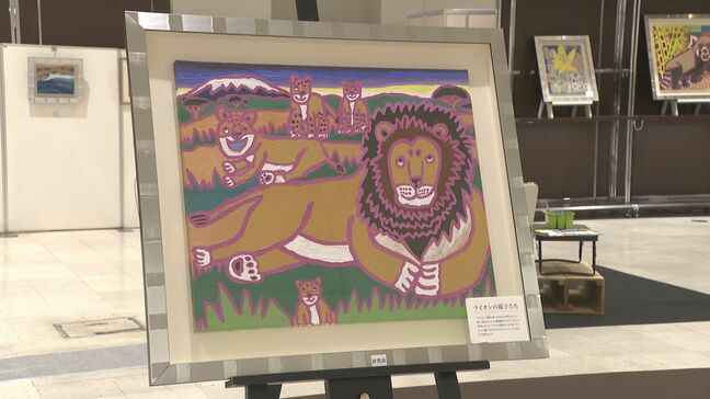 ドラマ「ライオンの隠れ家」で話題の画家・太田宏介さんの作品も!山口井筒屋「秋の特選会」始まる|TBS NEWS DIG