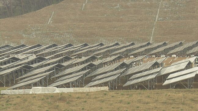 着工から約3年半、福島市のメガソーラー施設を初公開　景観・大雨への対策は…福島|TBS NEWS DIG