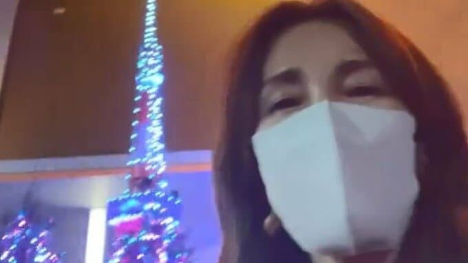 【工藤静香】「めちゃくちゃ久しぶりの東京タワーだ」イルミネーションイベントを散策|TBS NEWS DIG