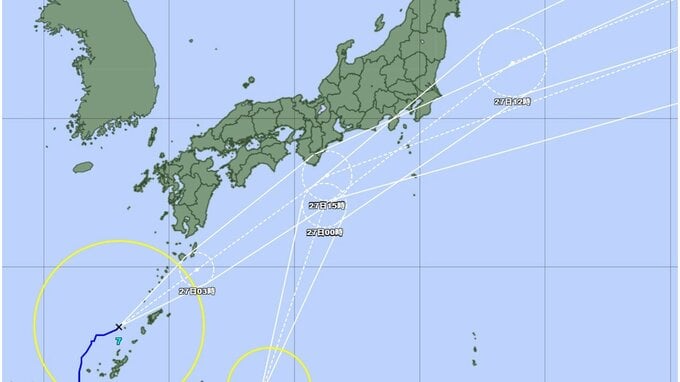 【台風情報】今どこ？ ダブル台風はあす関東直撃の可能性...台風7号、8号の進路予想　日本列島への影響はどうなる？ 今後の全国の天気を画像で　気象庁　|　山形のニュース│TUYテレビユー山形