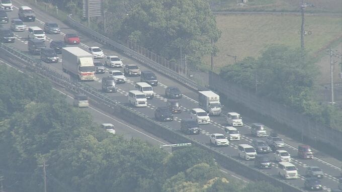 【お盆の渋滞予測・九州の高速道路】9日（土）は下りのピーク　九州道で最長２０キロの渋滞|TBS NEWS DIG