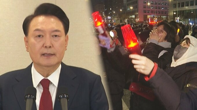 「推しと私」K-POPアイドル応援ペンライトで退陣訴え　ユン大統領への抗議デモに集まった韓国の若者 大きく変わった“ろうそく集会”の現場|TBS NEWS DIG