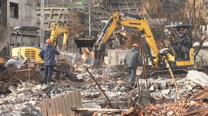 佐賀関火災から2か月、公費解体始まる　170棟が対象「復興へ第一歩」 大分市　|　大分のニュース｜OBS NEWS｜大分放送