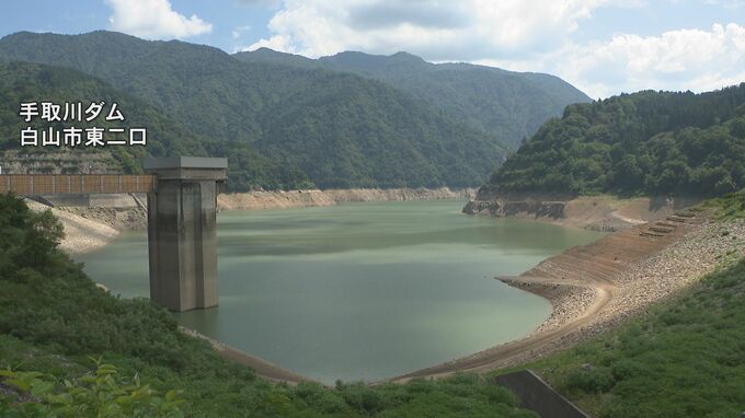 手取川ダムで貯水率20％割れ 農業用水に取水制限で秋野菜栽培に影響 気象台「今後2週間もまとまった雨の可能性低い」|TBS NEWS DIG