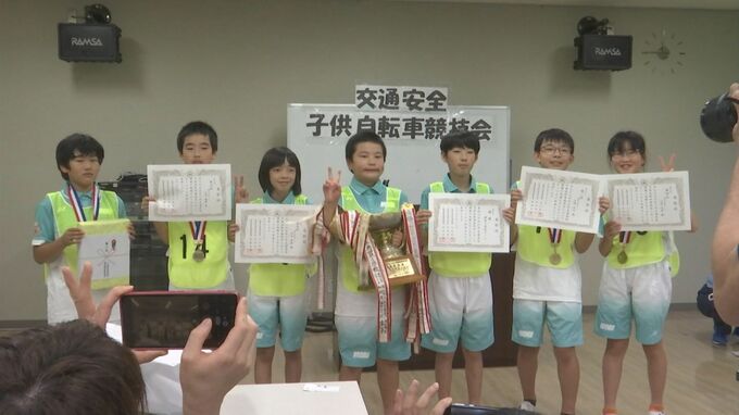島根県で交通安全子供自転車競技会　優勝は安来市立母里小学校　|　BSSニュース | BSS山陰放送