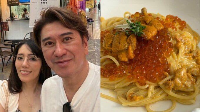 【 川﨑麻世 】　妻が作った「衝撃的なパスタ」に感激　ウニ＆イクラ豪華共演に「今まで生きていて1番最高」|TBS NEWS DIG