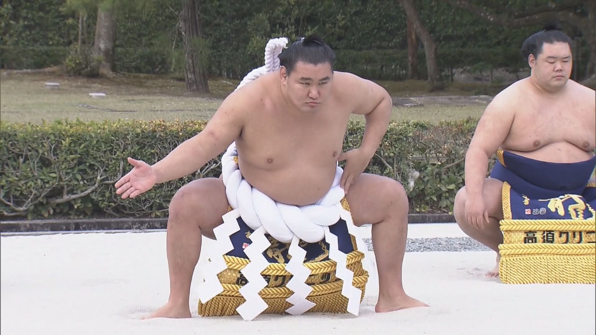 横綱・豊昇龍の土俵入りにファンから歓声　巡業の成功と息災願う伊勢神宮奉納大相撲