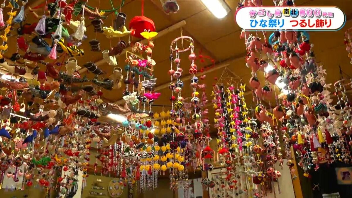 ひな祭りに吊るし飾り 薩摩川内市【かごしま南北600キロ】 | TBS NEWS