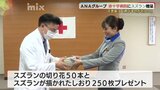 4年ぶりに“幸せ”届く ANAが赤十字病院にスズラン贈呈|TBS NEWS DIG