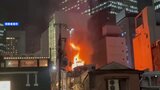 大阪・梅田の繁華街で火災　飲食店から出火か　1人けが|TBS NEWS DIG
