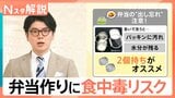 “お弁当箱の出し忘れ”に注意!プロに聞いた食中毒対策 ノロウイルスの流行は「5月末まで収まりそうにない」との指摘も【Nスタ解説】|TBS NEWS DIG