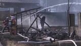 長野県安曇野市で火災 住宅などおよそ10棟が焼ける|TBS NEWS DIG