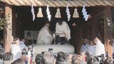 【国府宮はだか祭】もみ合いから一夜あけ…参拝者に“大鏡餅”切り分け 境内には神男・加藤稜大さん(26)の姿も|TBS NEWS DIG