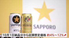 サッポロ ビールやチューハイなど値上げ 缶ビールは14年ぶり| TBS CROSS DIG with Bloomberg