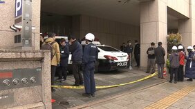 岩手銀行本店の地下駐車場に入り込んだ子グマ 麻酔で捕獲し運び出す 盛岡市|TBS NEWS DIG