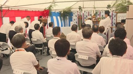 新しい火葬場の建設へ 起工式で安全祈願「市民に長く信頼される施設に
