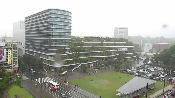 ▼【ライブ配信中】朝から激しい雨も　熊本県内の情報カメラで雨の降り方を確認〈阿蘇・空港・桜町・白川・熊本駅・人吉・天草〉　|　熊本のニュース｜RKK NEWS｜RKK熊本放送
