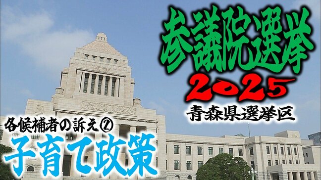 【青森県選挙区】各候補の訴えは…　②子育て政策【参議院選挙2025】|TBS NEWS DIG