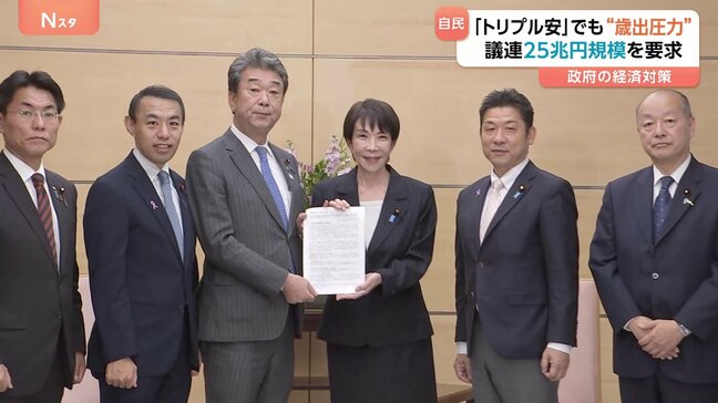 「トリプル安」の中　経済対策めぐり与党内から“規模上積みの圧力” 議連25兆円規模を要求　相次ぐ“積極財政”の声|TBS NEWS DIG