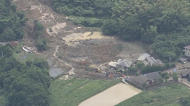 大雨による土砂崩れで男性1人が先日死亡…山口・平生町では“警戒レベル4避難指示”発令 気象台「局地的に雷を伴った激しい雨に」土砂災害などへの注意・警戒呼びかけ|TBS NEWS DIG