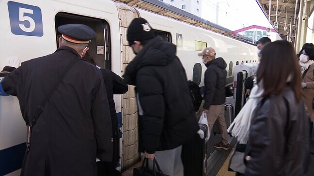 「お正月におせち食べたのが楽しかった」Ｕターンラッシュピーク迎える　JR新幹線・特急列車（上り）指定席は満席 【岡山】　|TBS NEWS DIG