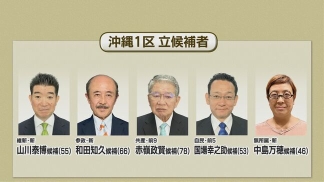 【衆議院選挙】公示、沖縄1区候補者の訴え|TBS NEWS DIG
