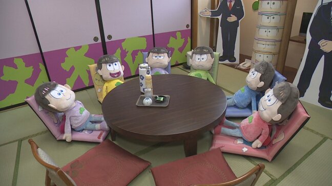 「おそ松さん」の世界観を再現　ファン必見の仕掛けが盛りだくさん　湖畔のホテル　山梨・河口湖|TBS NEWS DIG