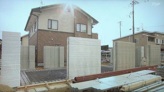「世界中に広まっていけば」話題の3Dプリンター住宅のモデルハウス 郡山市で建設中|TBS NEWS DIG