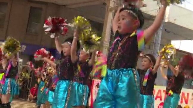 【宇和島】「うわじま牛鬼まつり」が開幕 メイン「ガイヤカーニバル」で子ども約600人が熱狂の踊り|TBS NEWS DIG