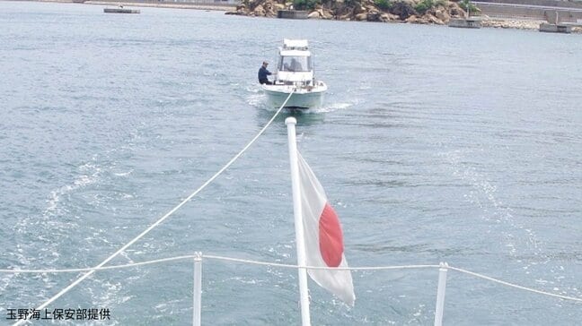 釣りをしていたら「突然クラッチが入らない」瀬戸内海でプレジャーボートが航行不能、原因は…海上保安部が救助|TBS NEWS DIG