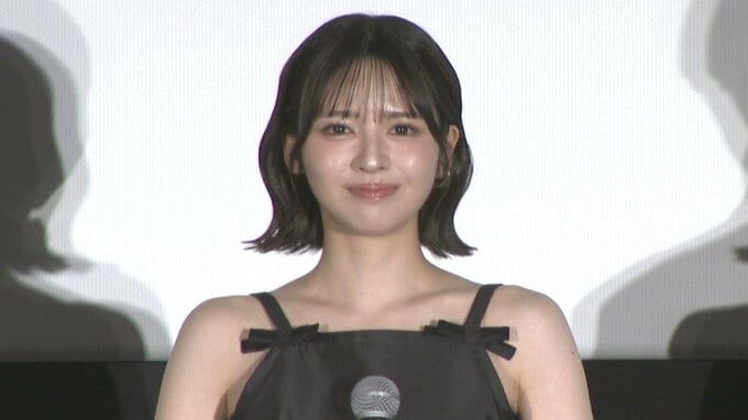 【 FRUITS ZIPPER・鎮西寿々歌 】初単独主演・初ホラー映画挑戦よりも恐怖だった監督のフルーツ〝ジッパー全開〟ブッコミ発言に大汗舞台挨拶|TBS NEWS DIG