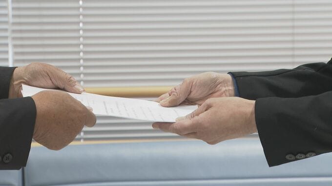 上関原発予定地への中間貯蔵施設建設計画 反対団体が町に建設断念を求める|TBS NEWS DIG