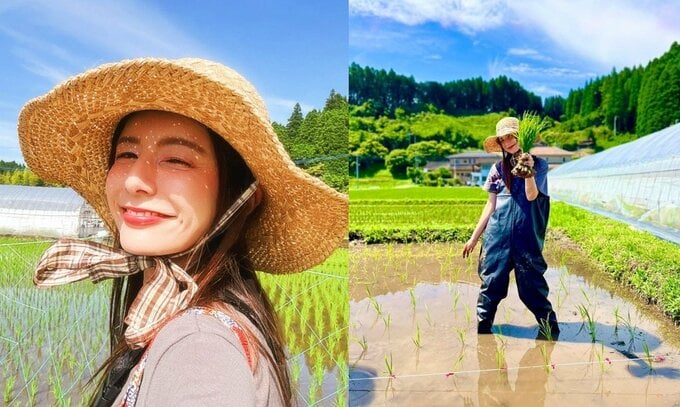 【 スザンヌ 】　田植えに挑戦　「今年で2年目」「農業の大変さや尊さを知るほど、お米への有り難みを感じます」　ファン反響　「スーちゃんが作ったお米食べたい」|TBS NEWS DIG