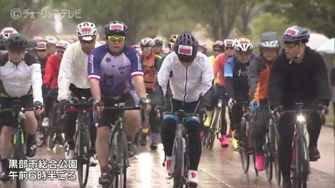 「富山湾岸サイクリング」1290人が海沿いを疾走 景色とグルメ満喫　|　富山のニュース｜天気・防災｜チューリップテレビ
