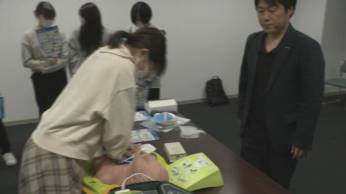 “AED78台208人”態勢で…金沢マラソン2023参加ランナーの不測の事態に備える講習会　|　石川県のニュース｜MRO北陸放送