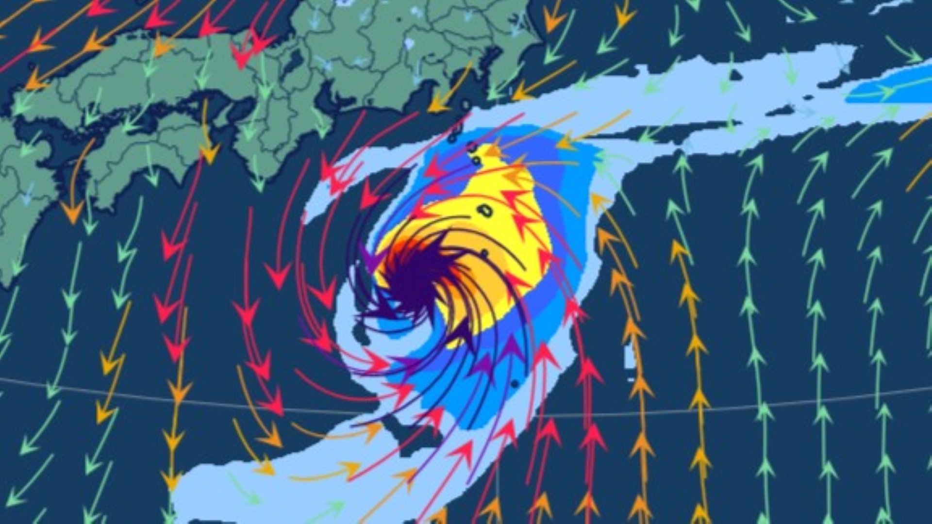 台風情報・8日午後4時15分更新】特別警報級の台風22号 935hPa「非常に