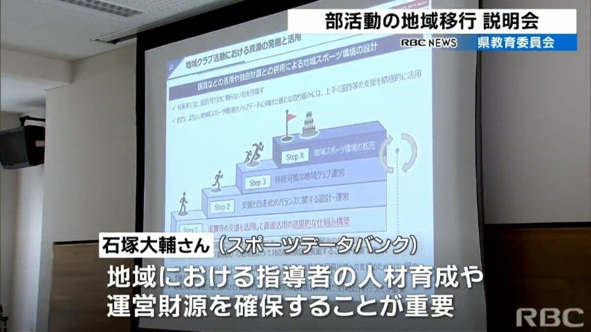 部活動の地域移行に向けて 沖縄県教育委員会が説明会 TBS NEWS DIG