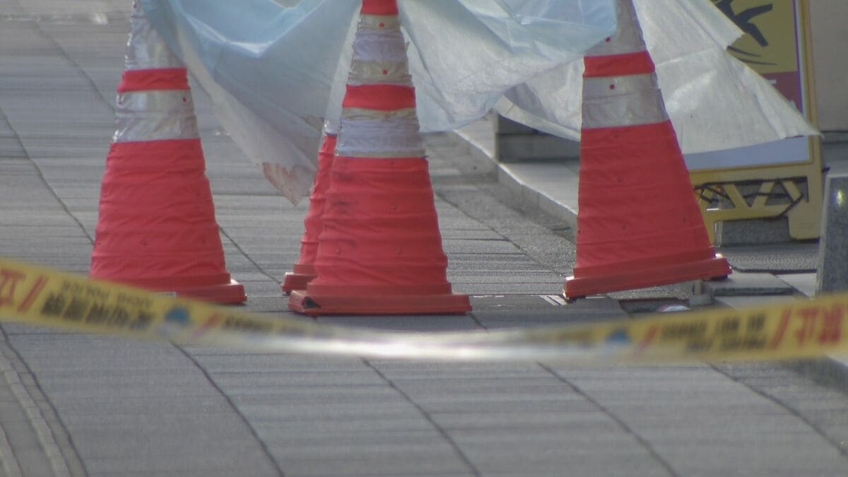 ｢男性がうつ伏せで倒れている｣ 名古屋･東区の路上 意識不明で病院に搬送…死亡 地下鉄桜通線の高岳駅から東に200ｍ